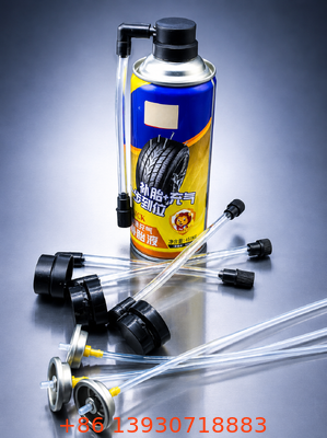 Een inch tinplate klep constructie aerosol klep en actuator systeem met aanpasbare actuator voor banden opblazer en afdichtingsmiddel toepassingen