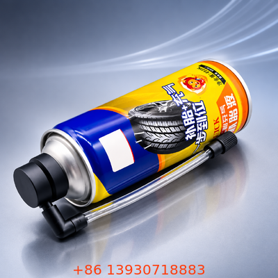Een inch aerosol dispenseerventiel en actuator assemblage met tinplate constructie en OEM aanpassing voor banden reparatie