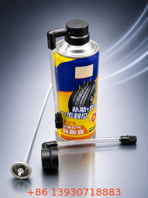 Een inch aerosol dispenseerventiel en actuator assemblage met tinplate constructie en OEM aanpassing voor banden reparatie