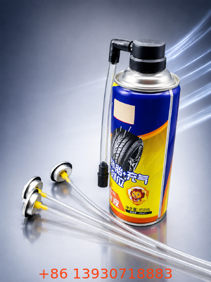 Een inch aerosol dispenseerventiel en actuator assemblage met tinplate constructie en OEM aanpassing voor banden reparatie