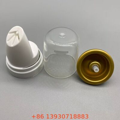 Omgekeerde Haarmousse Aerosolventiel met Corrosiebestendig Aluminium en 360-Graden Functionaliteit voor Soepele Continue Schuimafgifte