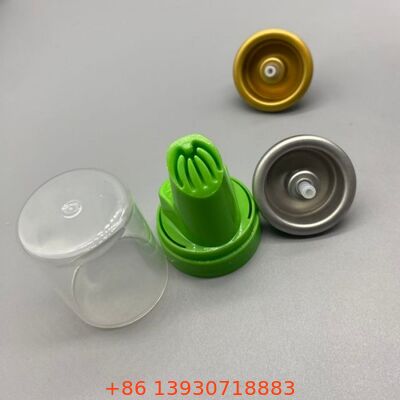 Omgekeerde haardispensatie mousse aerosol klep met corrosiebestendig aluminium en 360 graden functionaliteit