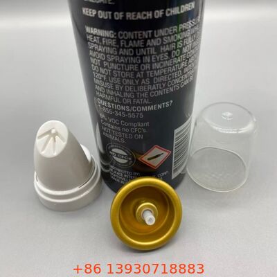 Omgekeerde haardispensatie mousse aerosol klep met corrosiebestendig aluminium en 360 graden functionaliteit