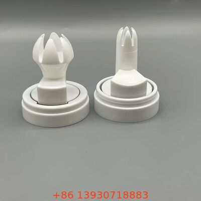 High-precision crème dispensing cap, Aerosol spraying actuator, Tinplate Can Nozzle Fitting voor Food & Cosmetic Aerosol Packaging