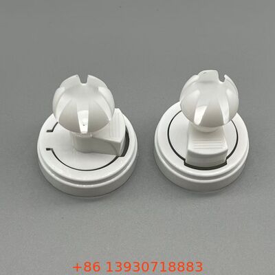 Crème dop, spuit actuator, blik spuitmond Standaard maat afdichting & spuit fitting voor metalen spuitbus gebruik