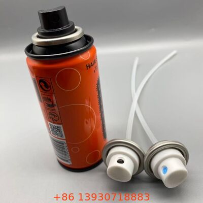 Haarspray glue aerosol klep met precisie mist chemisch bestand constructie en lekdicht afdichting voor professionele haarstyling