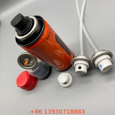 Haarlijmspray in spuitbusventiel voor haarstylingproducten met sterke fixatie