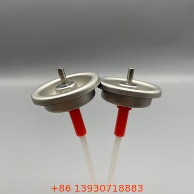 Air Freshener Metered Valve, L Shape Actuator Metered Valve, Aerosol Metered Valve met L-stuk voor geursproeiverpakkingen, Precise Room Geur Dispensing Component