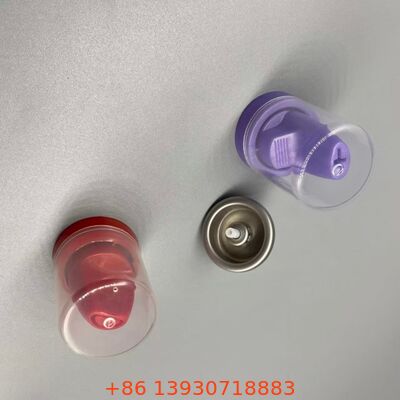 Inverted Aluminium Aerosol Spray Valve voor haarmousse met corrosiebestendig 360 graden dispenseersysteem