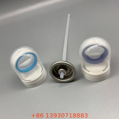 Zonnebrandcrème-aerosolventiel met veiligheidsafdekking voor continue spray-zonbeschermingstoepassingen