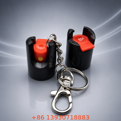 20 mm aluminium continu spuitbusventiel voor peppersprayverpakkingen met aanpasbaar spuitpatroon