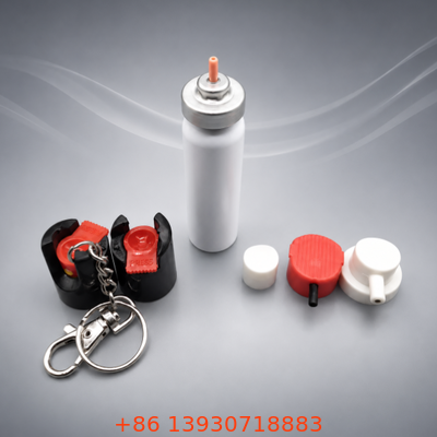 Configureerbare aluminiumaerosolklep voor Pepperspray-verpakkingen