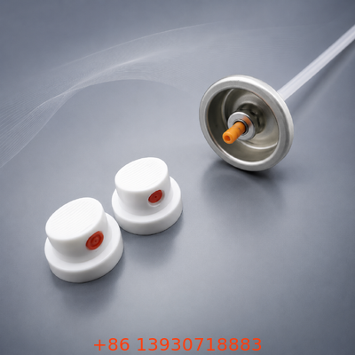 Een inch UV-bestendige kleurmatching verfspray aerosol mannelijke klep voor automotive en acryl coatings