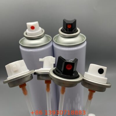 Precisie Kleur-Gecoördineerde UV-Bestendige Mannelijke Aerosolklep met Sterke Afdichtingsprestaties en Spray Actuator Set
